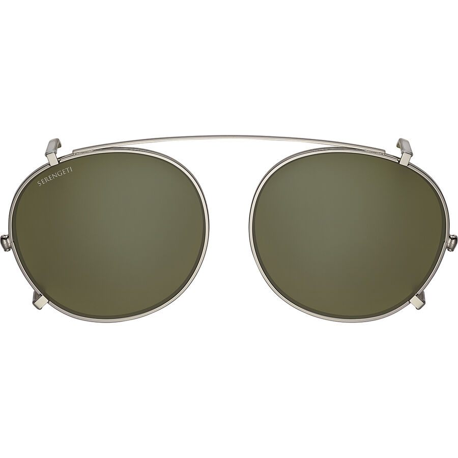 CLIP ON LOREN S, Shiny Light Gunmetal-Mineral Polarized 555nm Blue Cat 2 to 3 B4, hi-res